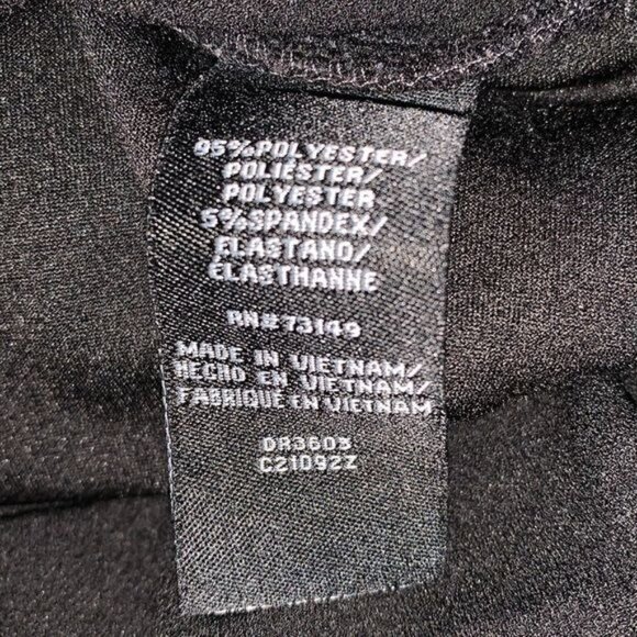 BBJ Los Angeles Black High-Waisted Tie-Front Wide-Leg Pants S - Picture 3 of 13